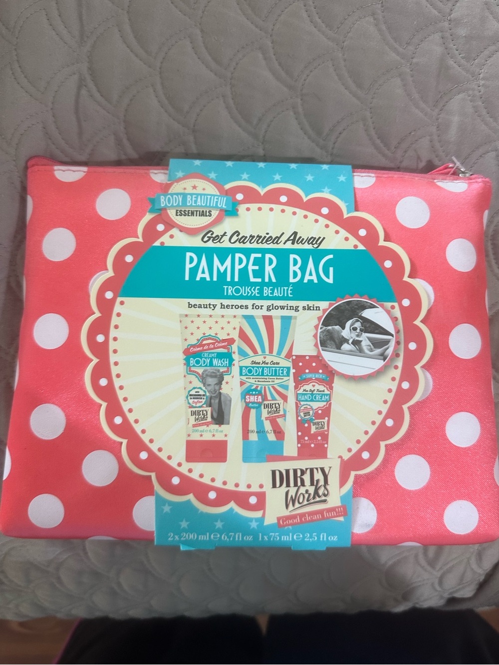 Pamper bag by dirty Works